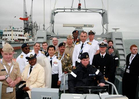 Naval Attachés visit Seawork 2011