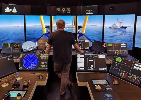 Kongsberg has won a training award for its fishery simulator Photo: Kongsberg Digital