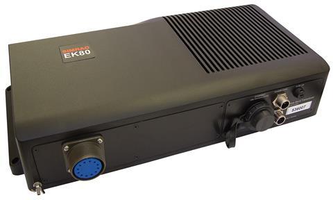 The Simrad EK80 is a high precision wideband echo sounder