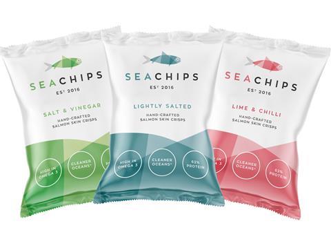 Sainsbury’s first with Salmon Skin Crisps