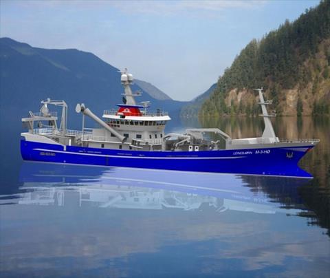Leinebjørn AS has ordered a new purser/trawler from Karstensen Shipyard