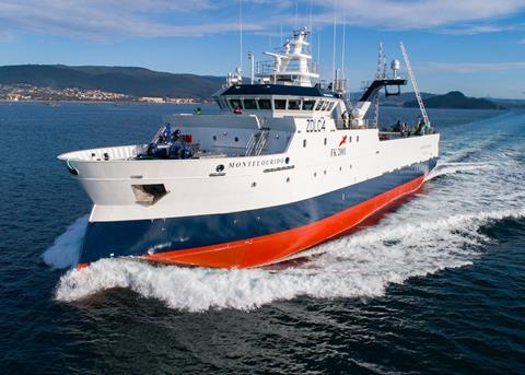 Nodosa delivers new Falklands trawler