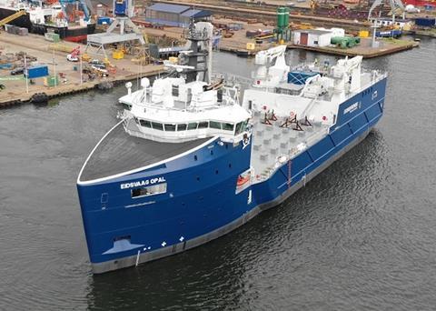 Damen converts PSV to fish feed carrier