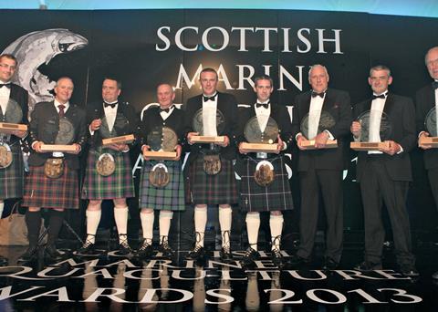 The 2013 Scottish Marine Aquaculture Award winners