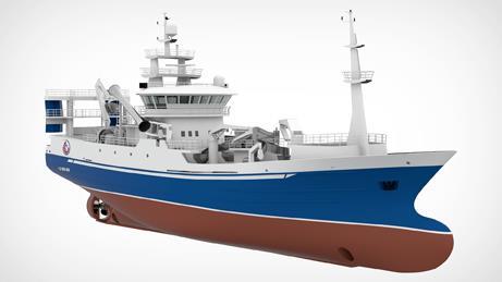 Illustration of Liegruppen’s new VS 6106 purse seiner/trawler