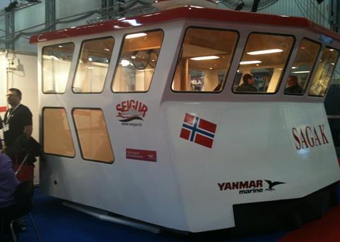 The wheelhouse of Saga K