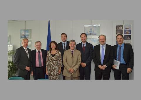 Ian Gatt, Sean O’Donoghue, Commissioner Maria Damanaki, Esben Sverdrup-Jensen, Armando Astudillo (DG MARE), Gerard van Balsfoort, Andreas Papaconstantinou (DG MARE), Bernhard Friess (DG MARE)