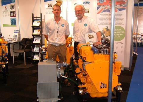 The JCB J444NA naturally aspirated engine and Hydragen generated quite a bit of attention at Seawork this year