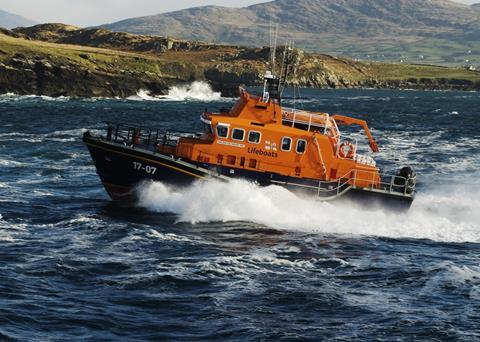Valentia severn class lifeboat John and Margaret Doig. Credit: RNLI/Nigel Millard