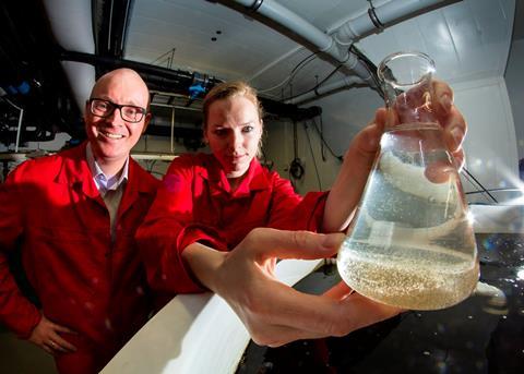 Rune Bjerke and Elin Eidesvik at C-feed. Credit: Thor Nielsen