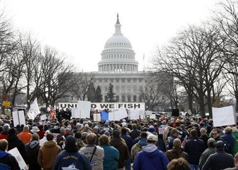 2011 fishermen's rally in Washington, DC against NOAA’s  quota systems