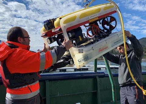 The Seaeye Falcon at work Photo: Saab Seaeye