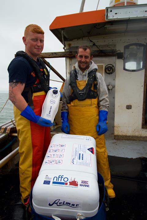 Wayne and Lee (Crew) on the ‘Robert Louise’
