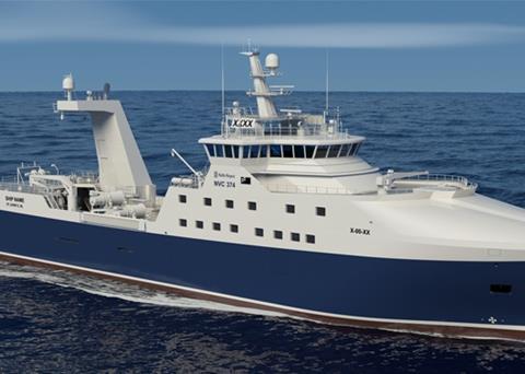 The stern trawler will be designed and equipped by Rolls-Royce. Credit: Rolls-Royce
