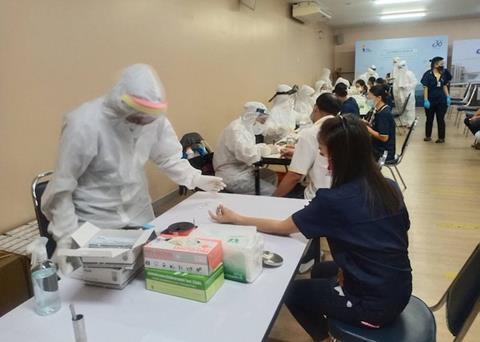 Thai Union employees are being tested for Covid-19 Photo: Thai Union