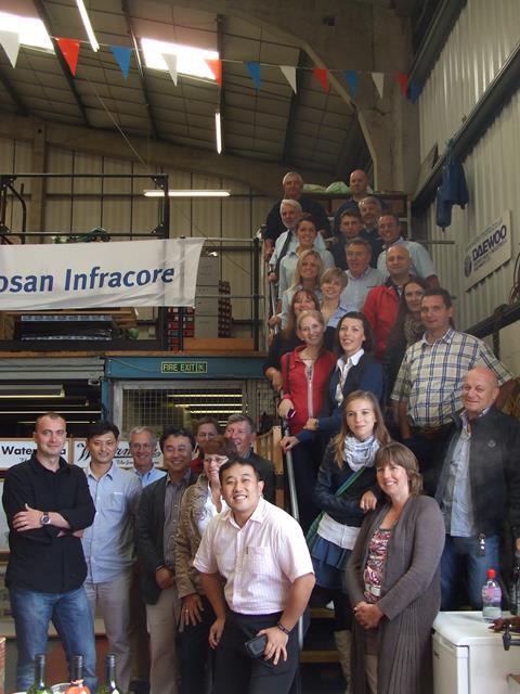 The WaterMota team plus overseas guests