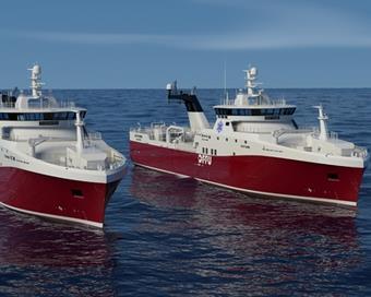 Kleven has signed a contract with DFFU to build two stern trawlers