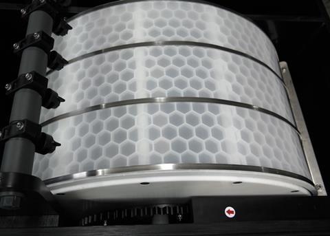 Hex drum filter