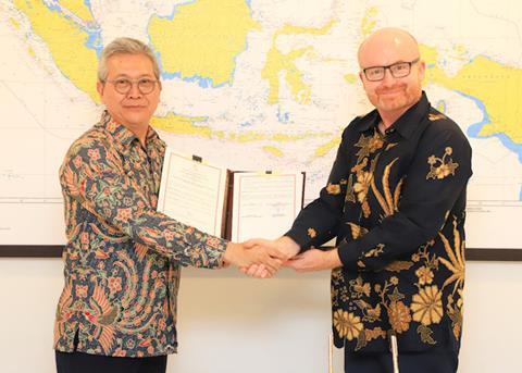 Nilanto Perbowo, MMAF secretary general (l) and Patrick Caleo, MSC Asia Pacific regional director Photo: MSC