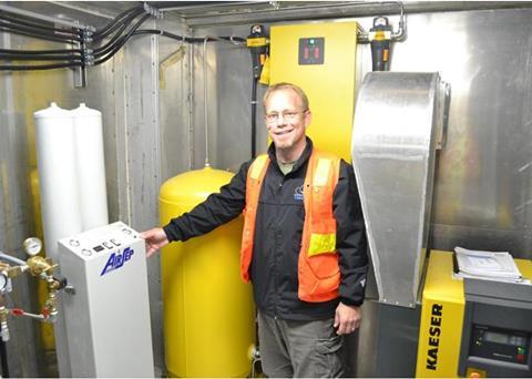 Dave Pedersen, plant manager at Pacific National Processing