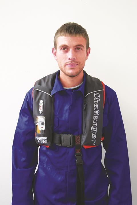 The Challenger Worksafe Pro commercial lifejacket