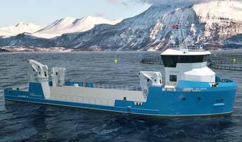 Damen vessel for Norwegian salmon farms