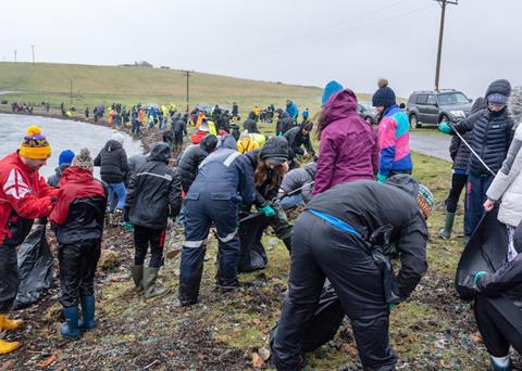 Scottish Sea Farms is urging people to join the Great British Beach Clean Photo: Scottish Sea Farms
