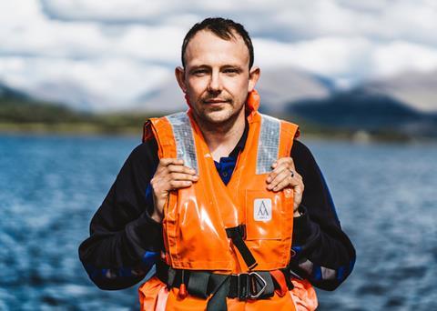 Spelve farm manager, Alan Tangny Photo: Scottish Sea Farms