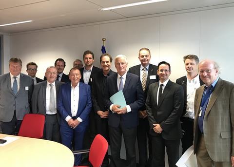 EUFA and Michel Barnier have met to discuss all possible Brexit outcomes Photo: EUFA
