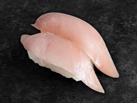 Albacore tuna sushi