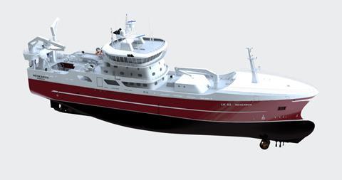 This vessel will be the third of the same design for the operator