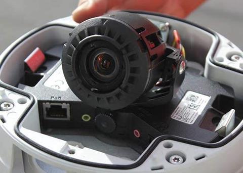 The camera inside an electronic monitoring device used on fishing vessels Photo: Thai Union