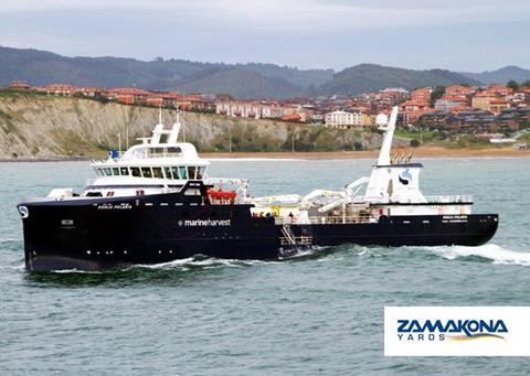 ‘Ronja Polaris’ has cargo tanks which ensure water is circulated throughout, directly reducing the mortality of live fish