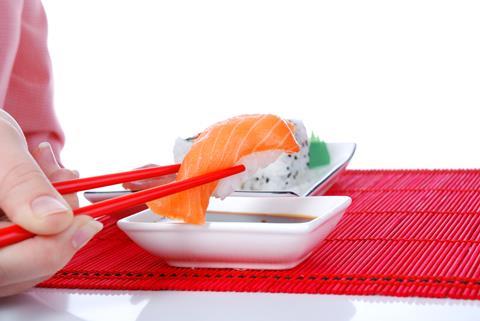 Salmon sushi