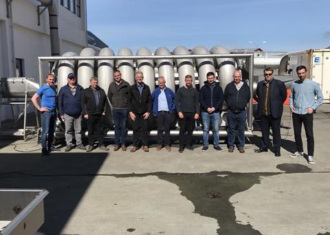 Members of the Skaginn 3X and Denholm Seafoods team Photo: Skaginn 3X