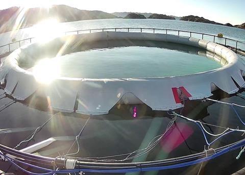 Starfish closed cage starts ocean trials