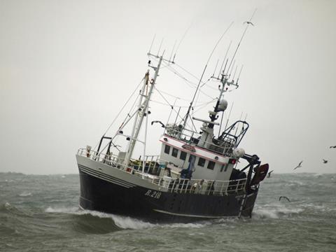 A Birds Eye vessel fishing cod in the Baltic