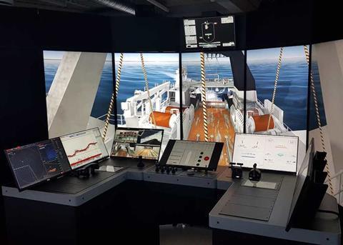 Commercial fisheries are helping fund the new K-Sim Fishery simulator at the Greenland Maritime Centre Photo: Kongsberg Digital