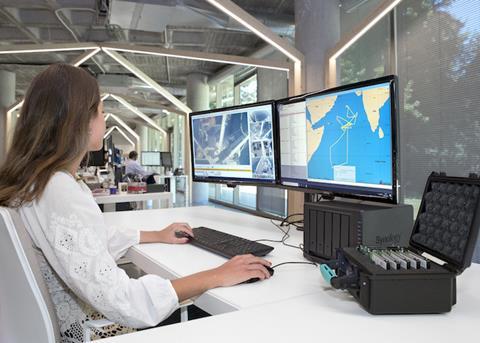 Fishing vessels carried SeaTube EMS from Satlink for the study Photo: Satlink