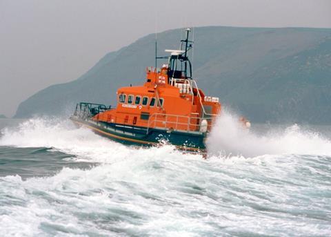 Fishguard RNLI lifeboat. Credit: RNLI