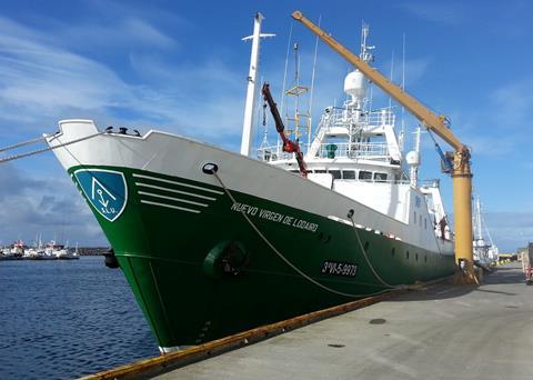 The Agarba vessel ‘Nuevo Virgen de Logadoiro’ Photo: Agarba