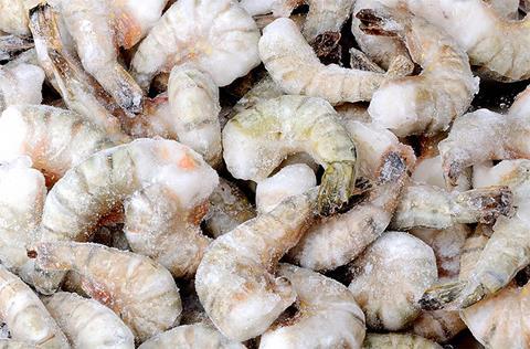 Indian frozen shrimp