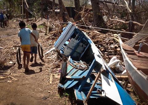 Tens of thousands of small boats and fishing gear have being damaged or destroyed in the disaster Credit: ©FAO/A.Aduna