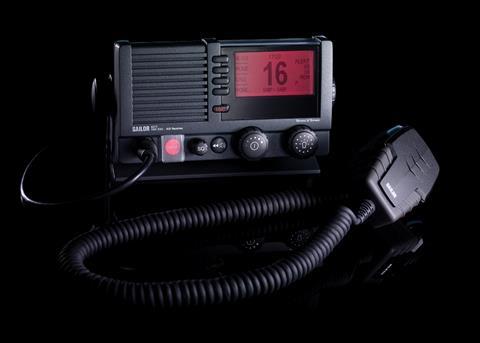 The new SAILOR 6217 VHF DSC Class D AIS Receiver