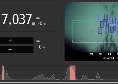 Image recognition enables fish counting