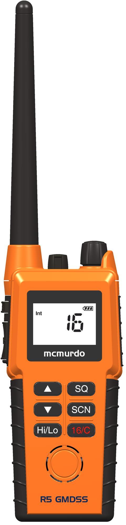 McMurdo’s new R5 GMDSS VHF handheld radio