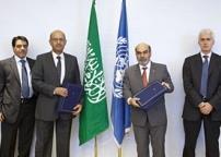 Saudi Arabia and FAO sign an agreement to step up in-country cooperation. © FAO/Giulo Napolitano
