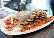 Certified sustainable toothfish canapes